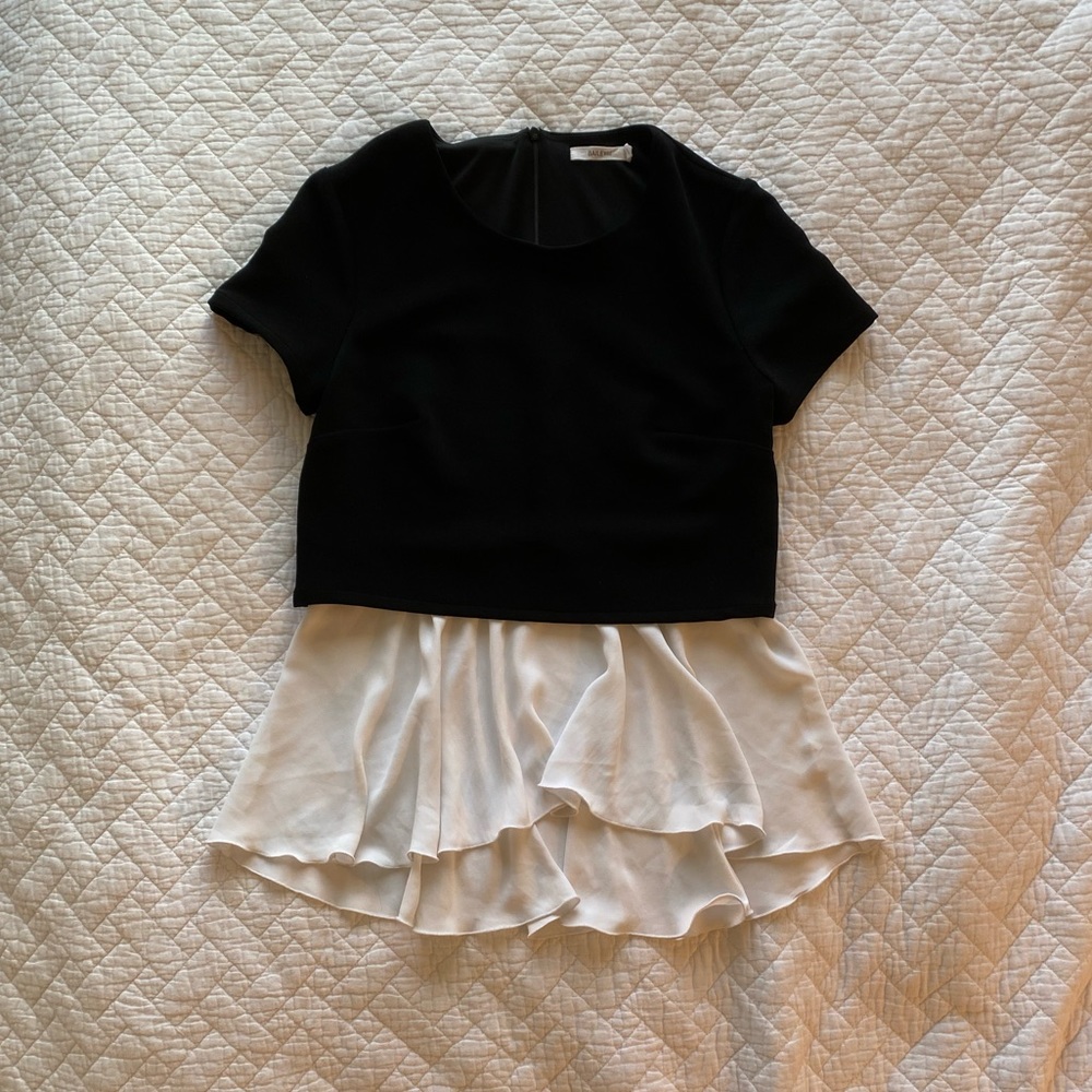 Bailey44 Black And White Top